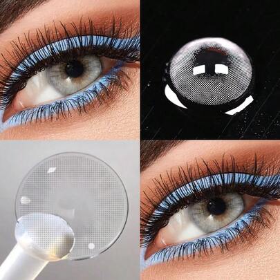 Grey Mini Portable -More Attractive. Ideal For Night Parties, Romantic Dates, Gatherings With Friends And Outdoor Travel Shots. Natural And Non-Obtrusive Makeup Effect, Helps You Stand Out Easily In Social Scenes And Show Elegant Attractive Eye Beauty Anytime