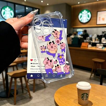 UK Shipping-Aesthetic Mobile Case Fits   17,16,15,14/Pro Max And  16 Plus  15 Pro  Galaxy A16  Galaxy S23 FE  A06 4G, Simple Soft TPU And Slim Fit, It's Surprise Gift Perfect For Birthday, Sisters.