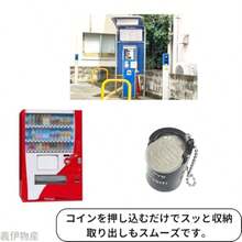100円玉コインケース 15枚収納可 携帯 小銭入れ 会計コインシリンダー ホワイト - ホワイト - チェックする 3