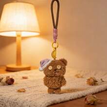 Miniso 1pc Bob & Tim Series Tim Pendant, Cute Cartoon Pattern, Lightweight Fashionable Versatile, Suitable For Daily Wear And Decoration, Perfect Gift For Students, Office Workers And Friends - Multicolor - View 10