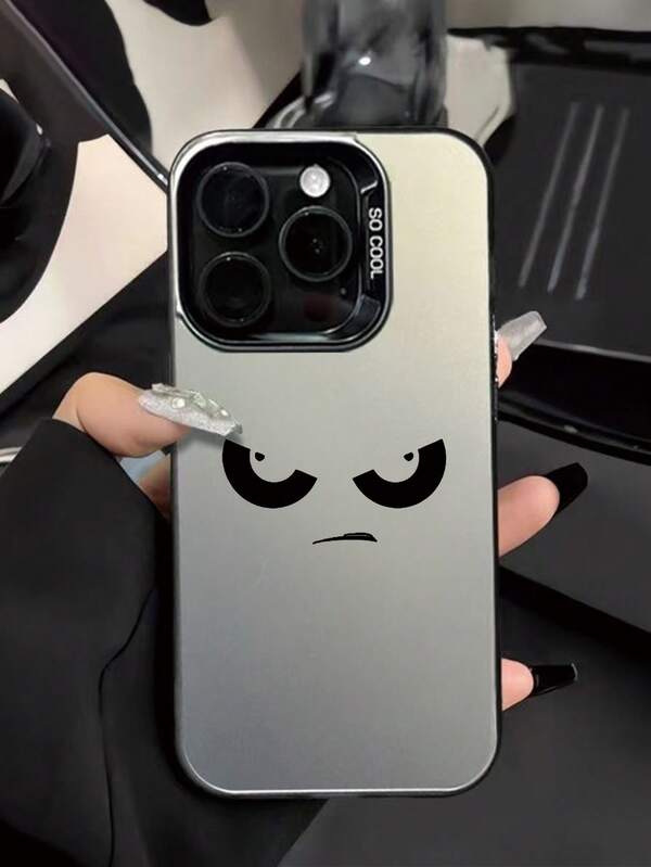 The New Series Of Creative And Fashionable IMD Laser Phone Cases ,Angry Face Grumpy Eyes Patterns, Classic Hybrid Phone Cases With Shock Resistance And Anti Slip, Compatible With Iphone 17/17Air/17Pro/17ProMax, 16/16Plus/16ProMax, 15.14, 13, 12, 11 Series, Suitable For Galaxy S22, S23, S24, S25 PLUS ULTRA Series, Easter Gift, Christmas/Halloween Decoration/Birthday Gift, Couple .Girlfriend, Boyfriend, Friend Or Yourself.