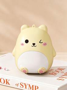 1pc Cute Bear Portable Pill Box, Large Capacity Airtight Medicine Storage Box, Refillable 7-Day Portable Pill Organizer, Small Medicine Storage Box, Airtight Design, Large Capacity Pill Box, Easy To Carry Or Hang On Bag - Multicolor - View 7