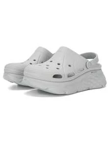 Skechers Dép xăng đan mùa hè dành cho nữ, đế dày, thoáng khí, chống trượt, mũi kín, thích hợp đi biển. - Màu Xám nhạt - Xem 3