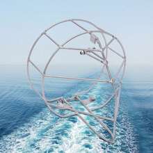 Outboard Propeller Stainless Steel Protective Cover Outboard Motor Protective Cover Sea Protective Cover Net Cover Anti-Seaweed Entanglement - White - View 1