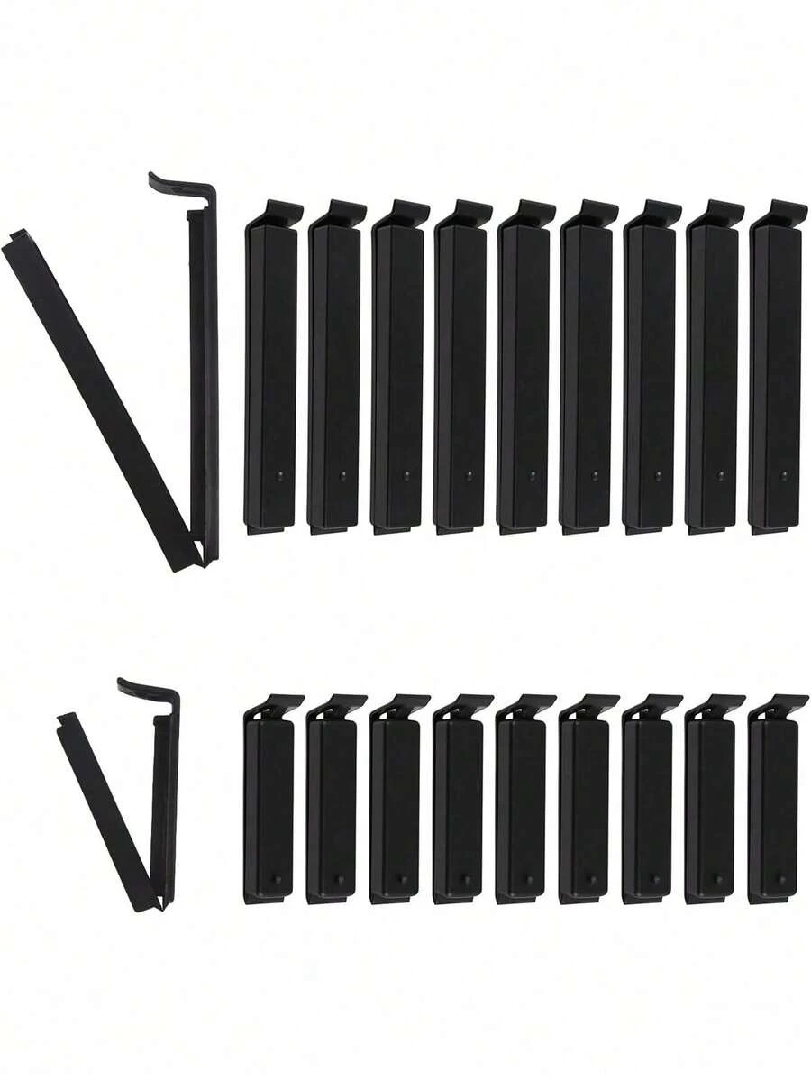 1/5/10pcs Reusable Plastic Food Clips, Suitable For Sealing Fruits, Vegetables, Dried Goods, Snacks, Seasonings, Etc.