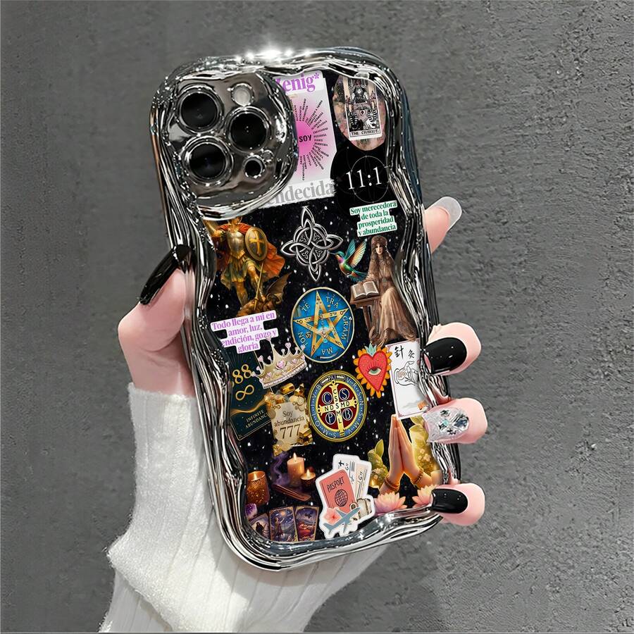 Michael Archangel Spiritual Prosperity Gold. This Stylish Phone Case Is Compatible With Samsung, Apple, , , , Transsion, , And Honor. Made Of TPU Silicone, It Offers Shock And Drop Protection And A Superior Feel. It's An Ideal Gift For Family, Friends, And Loved Ones, And A Perfect Choice For Valentines Day And Year's Gift. - 銀色 - 查看 1