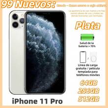 (99 New) Apple IPhone 11 Pro, Silver, Dual SIM, Dual Standby, Battery Health Over 70%, Free Charging Cable Or Screen Protector, Used - Like New Or Open Box - Silver - View 2