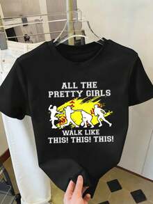 Women T-Shirts - Black - View 2