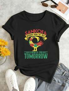 Women T-Shirts - Black - View 2