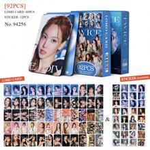 Bộ 92 món (60 thiệp + 32 sticker), thiệp LOMO hai mặt, thiệp chúc mừng, bookmark, quà tặng ngày lễ và Giáng sinh. - Bộ - Xem 2