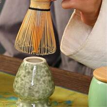 Juego de té matcha japonés, juego de té matcha japonés tradicional, también se puede regalar a amigos o colegas - Estilo aleatorio - Ver 8