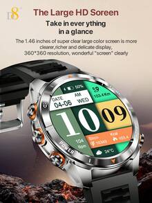 D8 Smart Watch For Women 2026 New Fashion Ladies Fitness Tracker With 1.96" HD Touch Screen, 3ATM Waterproof, IPX8 Waterproof, 100+ Sports Modes, Pedometer, Calorie Counter, Heart Rate Monitor, Sleep Cycle Tracking, Sleep Monitor, Activity Tracker, Wireless Bluetooth Connection, Phone Notifications, SMS Reminder, Social Media Alerts - View 7