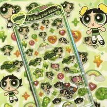 THE POWERPUFF GIRLS 3D立体浮雕贴纸、清新小贴纸、多巴胺风格可爱卡通贴纸、趣味可爱动物贴纸、一张可爱卡通3D贴纸、奖励口袋装饰贴纸、手机贴纸、可爱创意卡通贴纸、趣味造型贴纸、日常装饰贴纸、派对装饰贴纸、儿童互动贴纸 - 彩色 - 查看 8