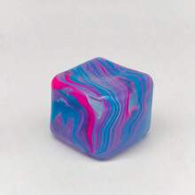 1pc New Nee Ddoh Marble Texture Malt Sugar Stress Relief Toy Cube Soft Squishy Anxiety Relief Toy Exquisite Versatile Niche Perfect Gift For Holiday Christmas FOUB - Large Pink - 查看 11