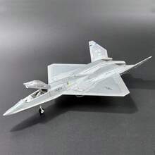 1 Set Assembly Kit With Transparent Cockpit Cover + Movable Wings + Detailed Painting ABS Material Handmade DIY Model Static Simulation Collectible Display Sci-Fi Fighter Aircraft Model Aviation Model Enthusiast Gift - Multicolor - View 10