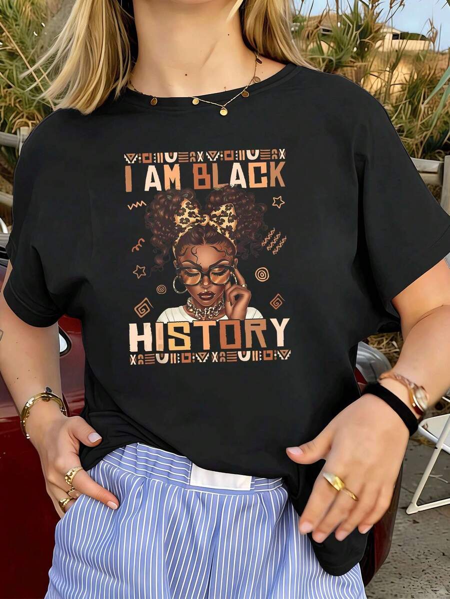 Women T-Shirts - Black - View 1