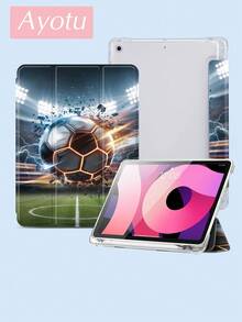Ốp lưng họa tiết bóng đá tương thích với iPad Air 8(M4)2026(11 inch), Air 8(M4)2026(11 inch), 10.2 inch 2021/2020 thế hệ thứ 9/8, tương thích với Samsung Galaxy Tab A8 10.5 inch 2022 có giá đỡ bút, tương thích với Kindle Paperwhite thế hệ thứ 12 2024, hỗ trợ nắp tự động ngủ/thức, ốp bảo vệ thời trang. - Nhiều màu - Xem 3