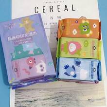 Printed Pattern Cleansing Wet Wipes, Reusable Student Portable Wet Wipes, Travel Pack Wet Wipes No Additives - Multicolor - View 8