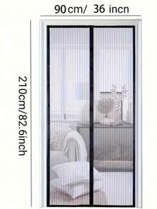 Kích thước 35,43x82,68 inch, dễ lắp đặt, lưới nylon, phù hợp với nhiều kiểu phòng. Rèm cửa từ tính chống muỗi, màn chắn cửa sổ, rèm cửa ra vào, đuổi côn trùng và muỗi, đa chức năng giúp thông gió phòng và tủ quần áo. - A - Xem 14
