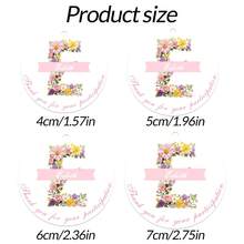 100 buah Label Gantung Bulat dengan Logo Kustom, Label Hadiah Pernikahan Kustom, Kartu Ucapan Terima Kasih yang Dipersonalisasi, Cocok untuk Pernikahan, Ulang Tahun, dan Acara Bridal Shower - Label Gantung Kertas - MultiWarna - View 6