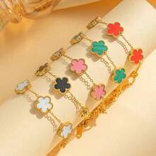 不锈钢五花耳环手链项链 - 花 - 查看 2