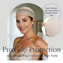 Non-Slip Wig Grip Cap With Breathable Cotton Top, Adjustable Strap Wig Headband With Internal Silicone Strip For Extra Hold, Comfort, And Hair Protection (Fits 21-24in) - View 4