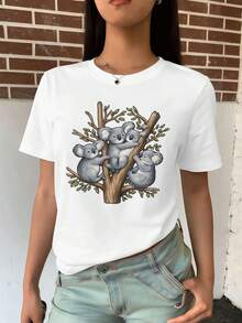 Women T-Shirts - White - View 2