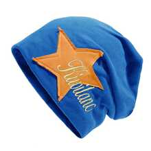 A Unisex Fashion Beanie With Star Embroidery, Elastic And Lightweight - Dark Gray - View 9