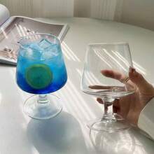 优质加厚鸡尾酒杯，高脚杯，加厚设计，葡萄酒杯，威士忌酒杯，品酒杯，适用于波本威士忌、苏格兰威士忌，居家、酒吧、派对、婚礼等场合，是白兰地爱好者和男士的理想礼物。 - 無色 - 查看 1