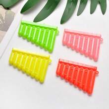 Candy-Colored Plastic Harmonica, Small Gift, Plastic Creative Sounding Musical Instrument, Casual Cartoon Pentatonic Harmonica, Suitable For Beginners, Professionals, Halloween, Christmas Gifts, Party Favors - Harmonica - View 6