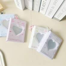 Nuevo estilo Ins Lindo Titular de tarjeta PVC de 3 pulgadas, Estuche para tarjeta de fan de ídolo, Almacenamiento de tarjeta de identificación para niños - Multicolor - Ver 2