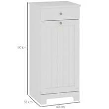 HOMCOM Bathroom Furniture Sets - White - View 7