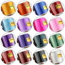 1 Roll Korean Colorful Flat Beading Thread, For Handmade DIY Jewelry Making - Flat Line - View 1