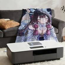 Impact Blanket Throw Super Cosy Genshin Columbina Living Room Sofa Couch Childish Birthday Gifts - B - Xem 4