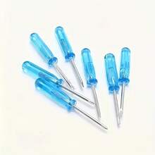 Bộ 10 tua vít mini - Tua vít siêu nhỏ chính xác 2mm, bao gồm 5 tua vít đầu dẹt và 5 tua vít đầu tròn, thích hợp để sửa chữa đồ chơi, thiết bị điện tử, kính mắt và đồng hồ, bộ dụng cụ sửa chữa cầm tay, phù hợp với người học tiếng Anh. - 10 mặt hàng - Xem 4