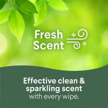 Premium Specials! 3X Better Cleaning Wipes | Multi-Surface Cleaning Wipes, Odor Control | Fresh Scent Wipes - Fresh - 查看 5