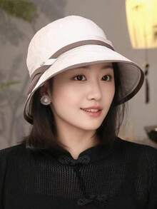 2026新款轻便速干女士遮阳帽，时尚休闲渔夫帽，百搭纯色，涤纶材质，适合春夏、度假、旅行 - 帽子 - 查看 3