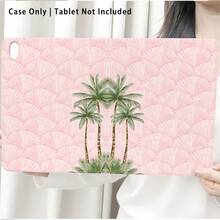 1 chiếc ốp lưng máy tính bảng dạng gập họa tiết cây cọ, có khe cắm bút, chức năng tự động tắt/mở màn hình, thích hợp làm quà tặng cho mùa tựu trường, ngày Valentine, quà tặng ngày lễ. - Nhiều màu - Xem 6