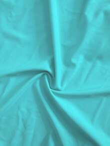 Summer Solid Color Sexy Elegant Bohemian Style Spaghetti Strap Sweet Bikini Swimsuit Beach Holiday 2 Pieces Set Vacation - Mint Green - View 7