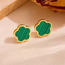 不锈钢五花耳环手链项链 - 花 - 查看 15