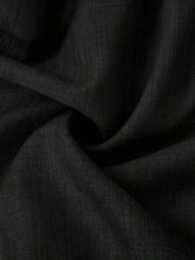 Vestido mini elegante de alta gama, diseño de hombros descubiertos y corte entallado, ideal para vacaciones, uso diario, reuniones y meriendas - Negro - Ver 8