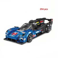 Coche técnico ciudad velocidad coche de carreras bloques de construcción coche deportivo garaje Carro Rennau Voiture MOC vehículo creativo juguetes - 714022 sin caja - Ver 20