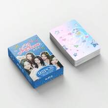 92件套卡片套装（60张卡片+32张贴纸），双面LOMO卡片，贺卡，书签，节日和圣诞节礼物 - 套裝 - 查看 5