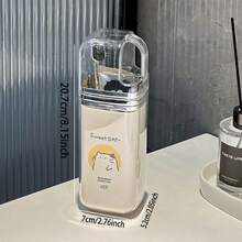 1个INS风格清新便携旅行漱口杯，三合一隔层设计，家庭3件套漱口杯套装，适合父母和孩子分别使用，可收纳牙刷，多色浴室用品 - A - 查看 13