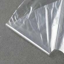 100pcs/Set Facial Mask Sheets, Transparent Plastic PE Face Mask Paper, Disposable Face Sealing Mask, Essential For Beauty Skincare - Clear - View 4