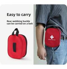 Bolsa de almacenamiento de medicamentos de gran capacidad, portátil, para prevención de epidemias y salud, para viajes, hogar y coche, de uso cruzado en emergencias. - Pino verde pequeño - Ver 5