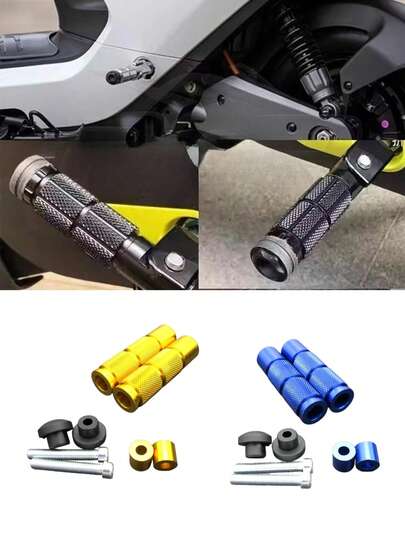 Cặp gác chân xe máy dành cho xe địa hình và xe máy điện, gác chân cho người ngồi sau, bàn đạp để chân khi đi off-road.