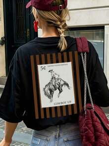 Women T-Shirts - Black - View 9
