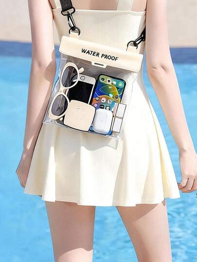 Bolsa ligera a prueba de golpes y agua, con pantalla sellada, adecuada para natación, fotografía, a prueba de polvo, a prueba de golpes, a prueba de lluvia, a prueba de agua, flotante, portátil, se puede usar como teléfono deportivo, bolsa deportiva, bolsa impermeable, teléfono impermeable para vacaciones y playa, bolsa de natación de verano, billetera de playa de vacaciones, bolsa de viaje deportiva y de fitness para piscina al aire libre
