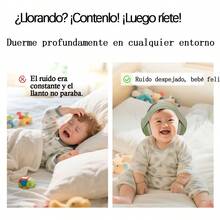 2 En 1 Orejeras Antiruido Bebe 0-4 Protector Auditivo - Verde - Ver 7